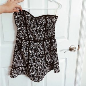 Target black and white romper